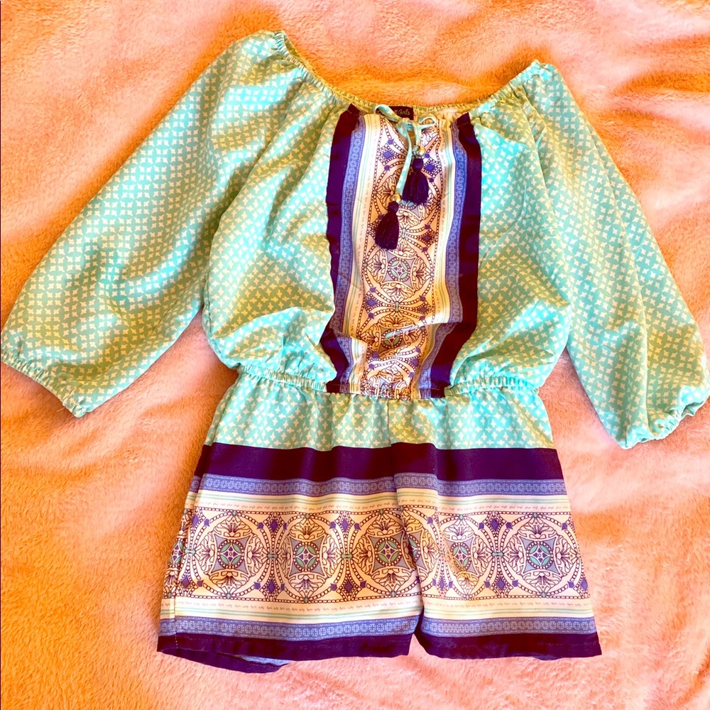 Adorable Romper size medium or age 7